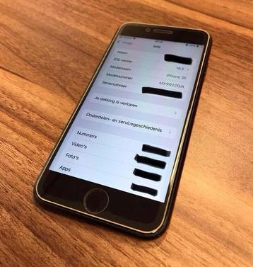 iPhone SE (2e generatie) 64GB, model MX9R2ZD/A, zwart beschikbaar voor biedingen