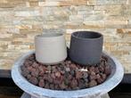 Leuke potten, steenachtige composiet/beton, Tuin en Terras, Bloembakken en Plantenbakken, Minder dan 30 cm, Minder dan 60 cm, Rond