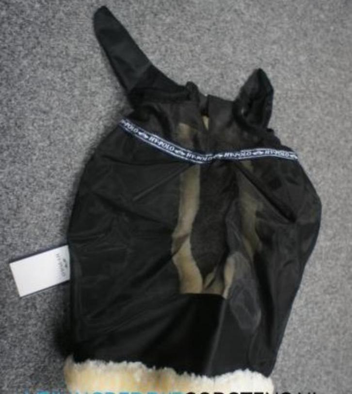 Vliegenmasker oren bont HV Polo XFull Tygo zwart, Dieren en Toebehoren, Paarden en Pony's | Beschermers, Nieuw, Transport, Overige toepassingen