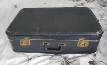 Brocante vintage koffer 19 x 65 x 41 cm. beschikbaar voor biedingen