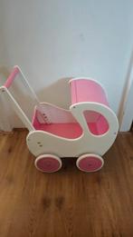 Houten kinderwagen, Kinderen en Baby's, Speelgoed | Houten speelgoed, Ophalen, Zo goed als nieuw