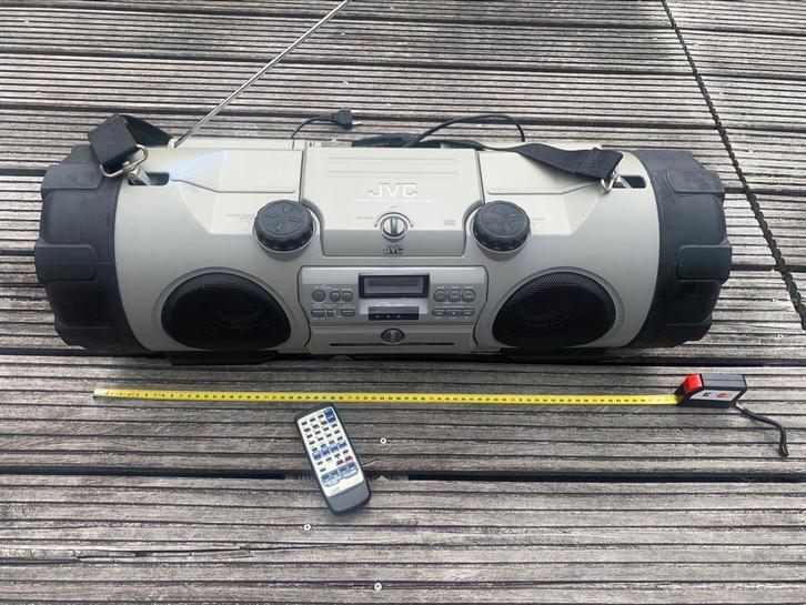 Jvc boombox ghettoblaster RV-B90 radio oldschool 1980 tape, Audio, Tv en Foto, Radio's, Verzenden
