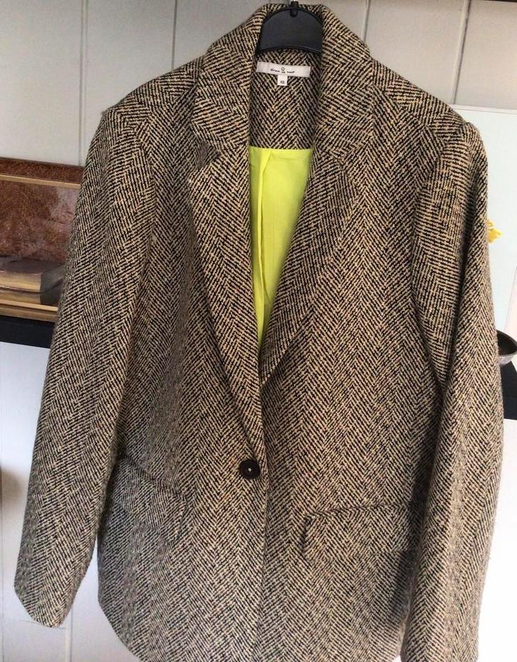 Prachtig nieuw visgraatjasje Circle of Trust in wolmix, Kleding | Dames, Jasjes, Kostuums en Pakken, Nieuw, Maat 36 (S), Zwart