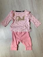 Roze setje maat 50, Kinderen en Baby's, Babykleding | Maat 50, Meisje, Ophalen of Verzenden, Setje, Newborn