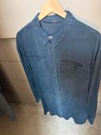 Lange blouse van het merk Denham, mt XL, donkerblauw, zgan, Ophalen, Zo goed als nieuw, Maat 46/48 (XL) of groter, Blauw