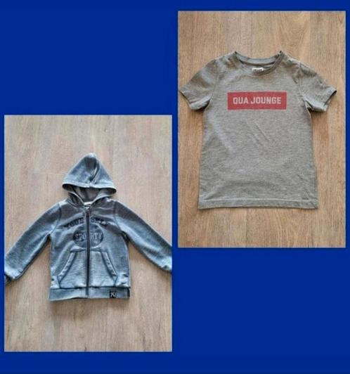 Hoodie vest en shirt maat 104, Kinderen en Baby's, Kinderkleding | Maat 104, Zo goed als nieuw, Jongen, Trui of Vest, Ophalen of Verzenden