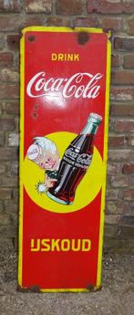 origineel nederlands coca cola bord emaillen reclamebord, Antiek en Kunst, Ophalen