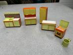 Retro poppenhuis meubels, Verzamelen, Poppenhuizen en Toebehoren, Ophalen of Verzenden, Zo goed als nieuw