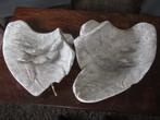 2 antieke BETONNEN VLEUGELS, super deco, Ophalen of Verzenden