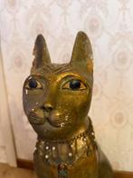 Groot beeld kat Egyptische god Bastet 80cm, Antiek en Kunst, Kunst | Beelden en Houtsnijwerken, Ophalen of Verzenden