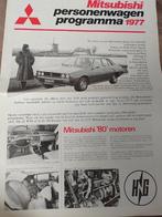 Mitsubishi 1977 modellen Lancer, Galant, Celeste, Ophalen of Verzenden, Zo goed als nieuw, Mitsubishi