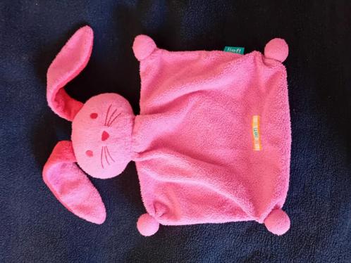 Lief knuffel konijn roze zacht, Kinderen en Baby's, Speelgoed | Knuffels en Pluche, Gebruikt, Konijn, Ophalen of Verzenden