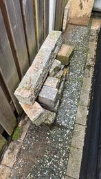 Partij graniet blokken ca 14 blokken 2 langwerpig, Tuin en Terras, Ophalen, Gebruikt, Natuursteen, Overige typen