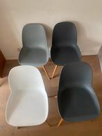Set van 4 design stoelen Zuiver model Albert Cuyp, Kunststof, Gebruikt, Ophalen of Verzenden, Vier