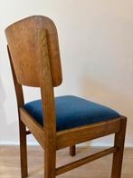 Vintage Midcentury houten eetkamerstoel, Huis en Inrichting, Stoelen, Ophalen, Zo goed als nieuw, Bruin, Eén
