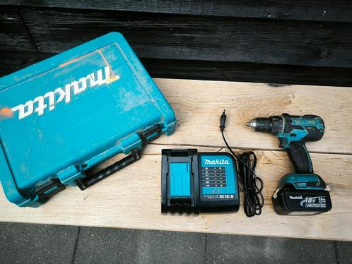 Makita DDF480 boor/schroef machine, Doe-het-zelf en Verbouw, Gereedschap | Boormachines, Gebruikt, Boor- en Schroefmachine, 600 watt of meer