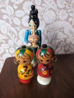 Vintage Kokeshi Poppetjes & Bobble Heads, Ophalen of Verzenden