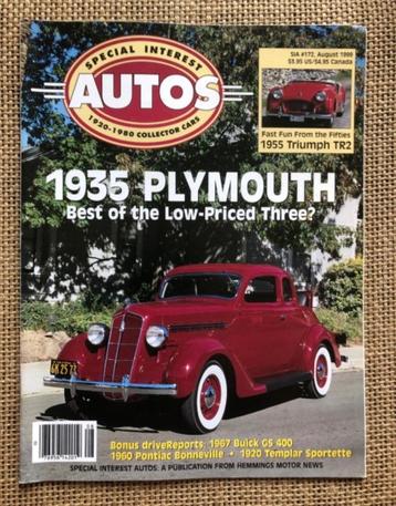 SIA: Triumph TR2, Fiat 600, Buick GS 400, Plymouth beschikbaar voor biedingen