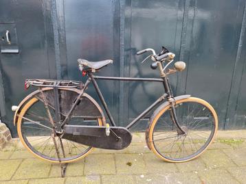 Schuurvondst!! Opa fiets zwart Simplex Amsterdam 