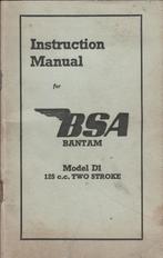 BSA Bantam D1 handleiding manual (4559z), Kawasaki
