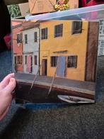 Nieuw canvas burano lagune van Venetië Italië, Ophalen of Verzenden, Nieuw, Minder dan 50 cm, Minder dan 50 cm