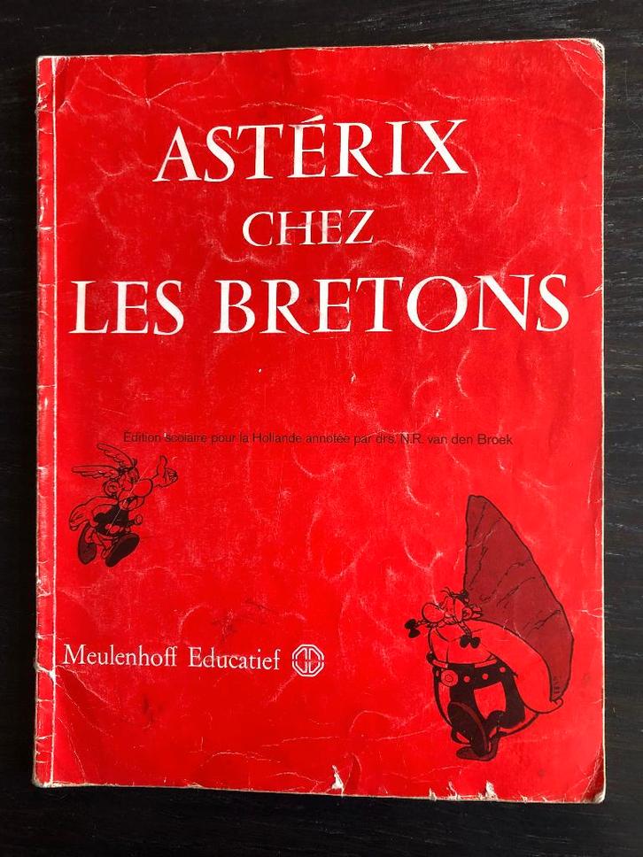 Stripboek Asterix chez les Bretons, schoolboekuitgave, Boeken, Stripboeken, Gelezen, Eén stripboek, Ophalen of Verzenden