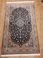 Vintage handgeknoopt perzisch tapijt nain 6la 265x154, Huis en Inrichting, Stoffering | Tapijten en Kleden, Info@SlatsAntiek.nl