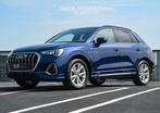 Audi Q3 45 Tfsi e 245pk Phev S Tronic 2021 Blauw, Auto's, Audi, Blauw, Plug-in hybride, Hybride Elektrisch/Benzine, Dealer onderhouden