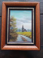 schilderij, op hout geschilderd, Ophalen