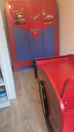 Cars McQueen Bed en Kledingkast (Alfemo), Ophalen, Gebruikt, Jongetje of Meisje