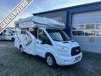 Chausson Flash 514 Hefbed, Dieselkachel, Luifel, Ford, L-zit, Half-integraal