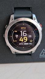 Garmin epix (Gen 2) 47 mm grijs met grijze polsband, Ophalen of Verzenden, Zo goed als nieuw, Waterdicht, Grijs