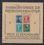 C161) 1945 Thuringen blok 2 €3400 gest maakwerk/geen gar, Postzegels en Munten, Postzegels | Europa | Duitsland, Ophalen of Verzenden