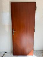 Houten antieke deur, Ophalen, 80 tot 100 cm, Binnendeur, Zo goed als nieuw