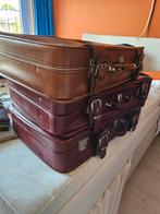 3 leren koffers (>30 jaar oud), Ophalen, Overige materialen, Gebruikt, 50 tot 100 cm