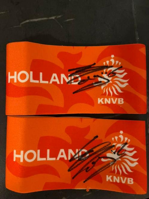 Gesigneerde Aanvoerdersband Stefan de Vrij NL Elftal, Verzamelen, Sportartikelen en Voetbal, Nieuw, Overige binnenlandse clubs