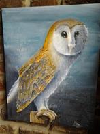 UIL olieverfschilderij op doek, Antiek en Kunst, Kunst | Schilderijen | Klassiek, Ophalen of Verzenden