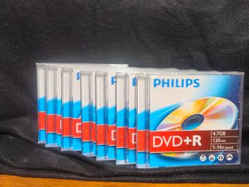 8 stuks Philips DVD+R DR4S6J10C/10 GESEALD beschikbaar voor biedingen