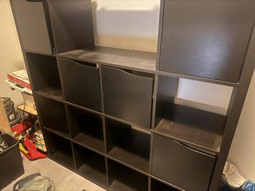 Grote Kallax kast IKEA - 16 vakken met 6 deuren