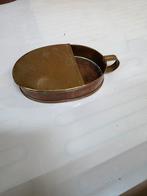 Oude koperen centenbak / spaarpot, Ophalen, Overige materialen, Gebruikt, Overige voorstellingen