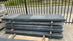 Schuttingpalen beton en rotsmotief platen, Ophalen, Zo goed als nieuw, IJzer