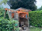 Gezellig tuinhuis/overkapping met schommel, Gebruikt, Tuinhuis, Minder dan 200 cm, 2 ramen