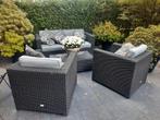 B7 Loungeset - Bank, 2 Stoelen & Tafel, Tuin en Terras, Ophalen, 4 zitplaatsen, Loungeset, Wicker