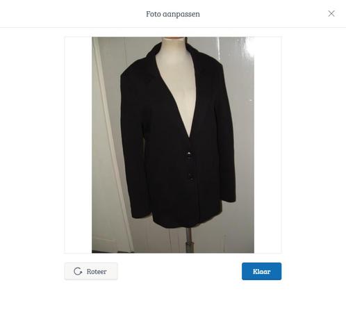 Miss Etam zwarte blazer jasje maat L = maat 40-42, Kleding | Dames, Jasjes, Kostuums en Pakken, Zo goed als nieuw, Jasje, Maat 38/40 (M)