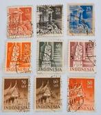 Indonesië 1949 - ZBL 24-32 - Tempels, Ophalen of Verzenden, Gestempeld, Zuidoost-Azië