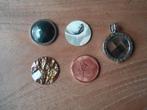 mimoneda munten voor in hanger allerlei soorten en maten, Sieraden, Tassen en Uiterlijk, Kettinghangers, Overige materialen, Overige kleuren