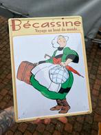 Becassine reclamebord metaal, Ophalen of Verzenden, Zo goed als nieuw, Reclamebord