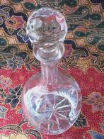 Mooie zware oude portkaraf uit Engeland van kristal 32,4 cm., Ophalen of Verzenden