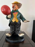 Grote Clown met Ballon Beeld - 62cm, Ophalen, Zo goed als nieuw, Mens