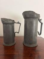 Oude Tinnen Maatkannen - Te Delft - 1850-1900, Antiek en Kunst, Antiek | Tin, Ophalen